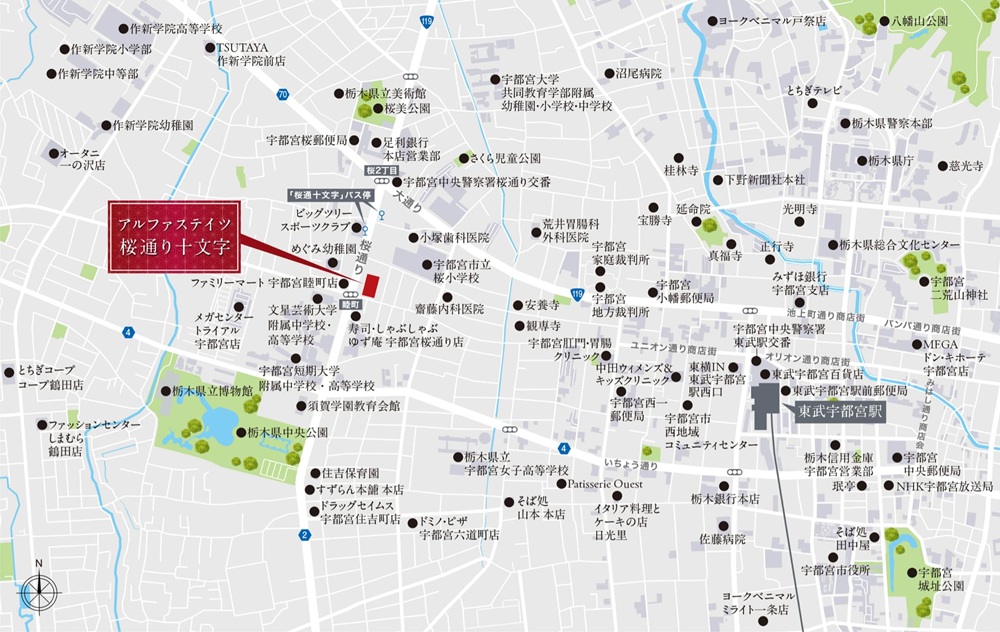 建設予定地案内図