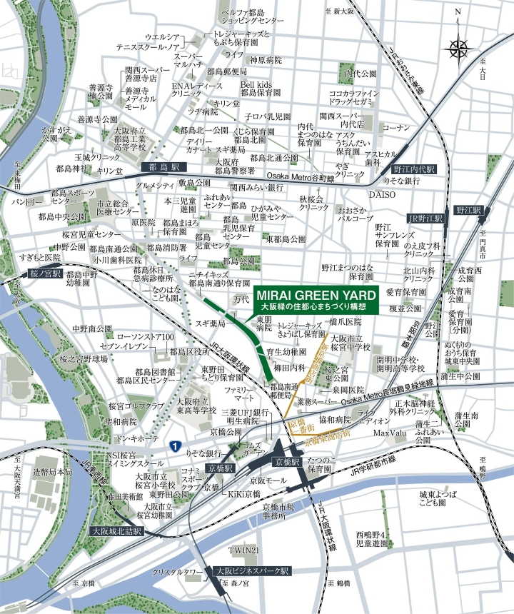 現地案内図