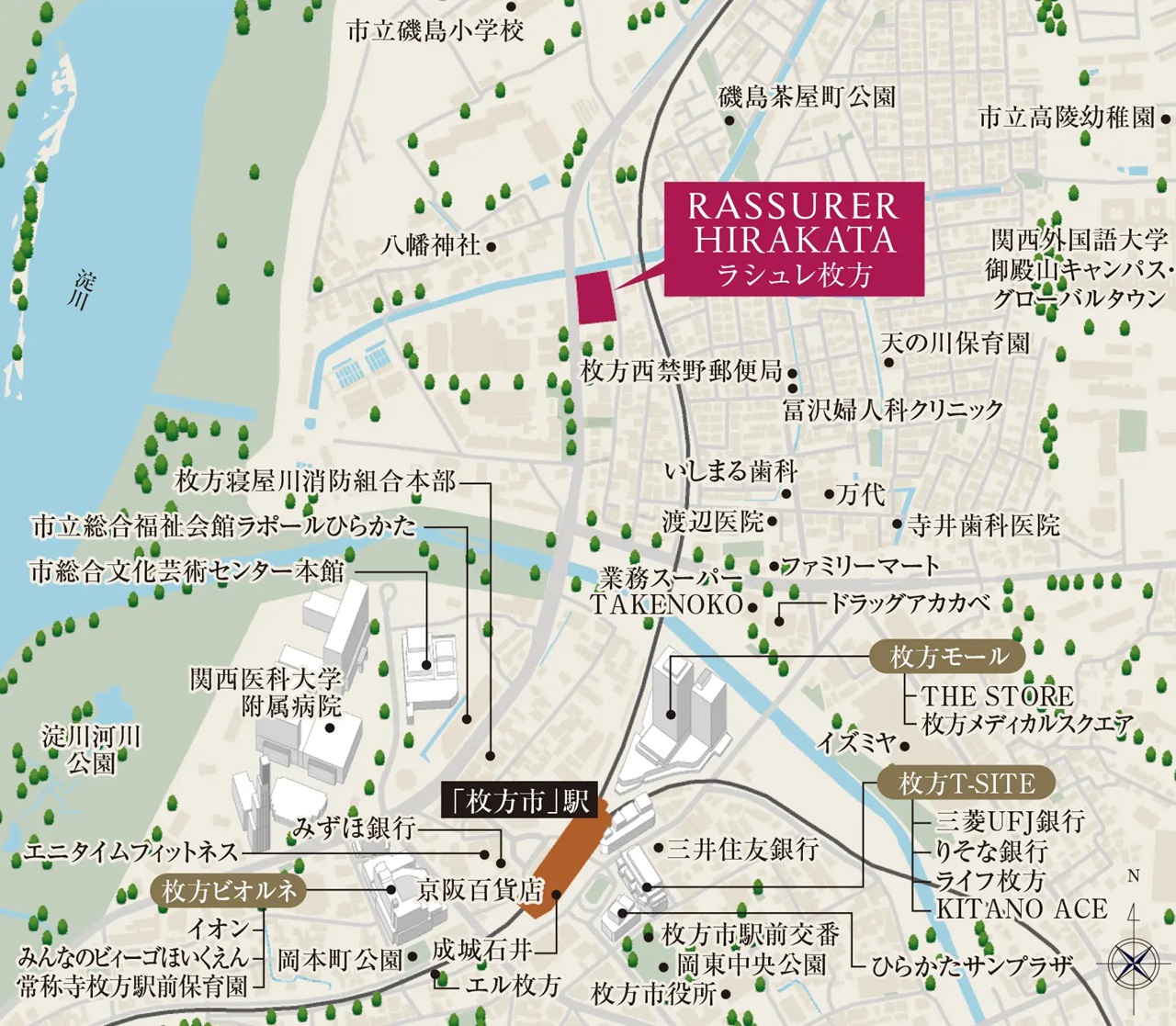 現地案内図