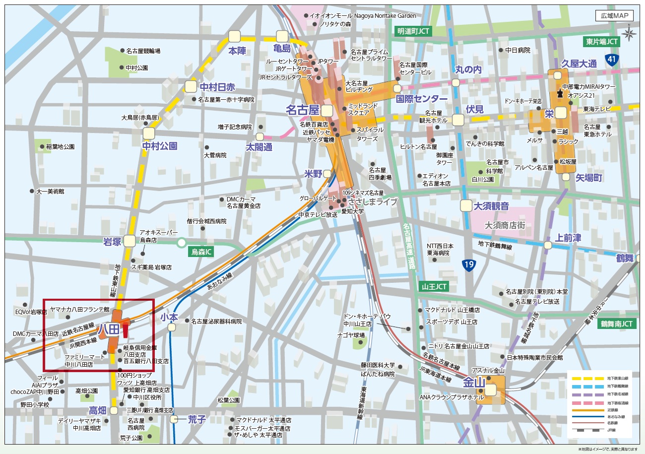 現地案内図
