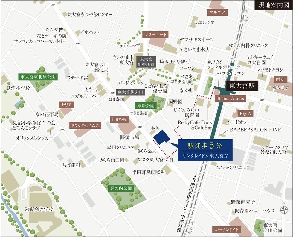 現地案内図