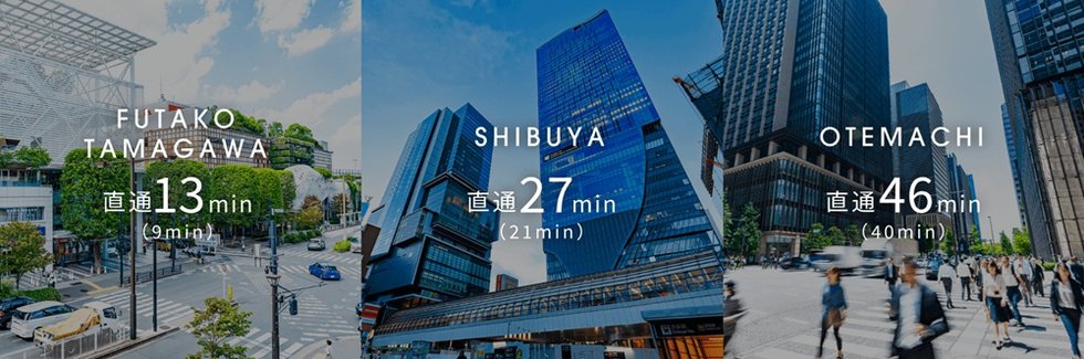 都心ダイレクトで快適な通勤・通学。レジャーの楽しみも大きく広がる。