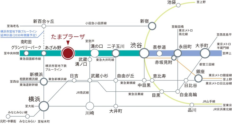 都心直通の急行停車駅。時間のゆとりも生まれる軽快なフットワーク。