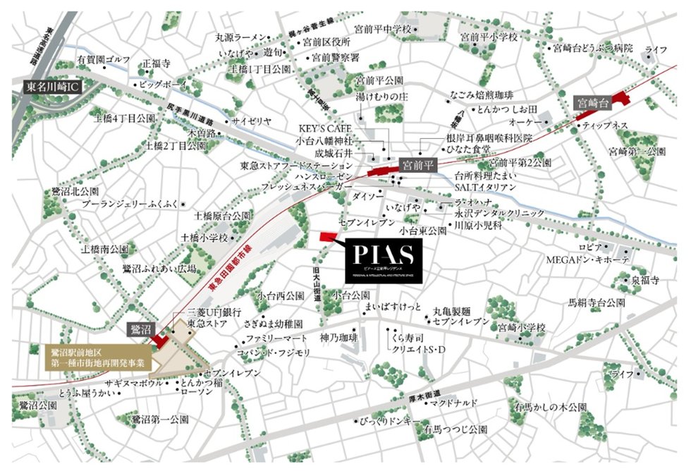 現地案内図
