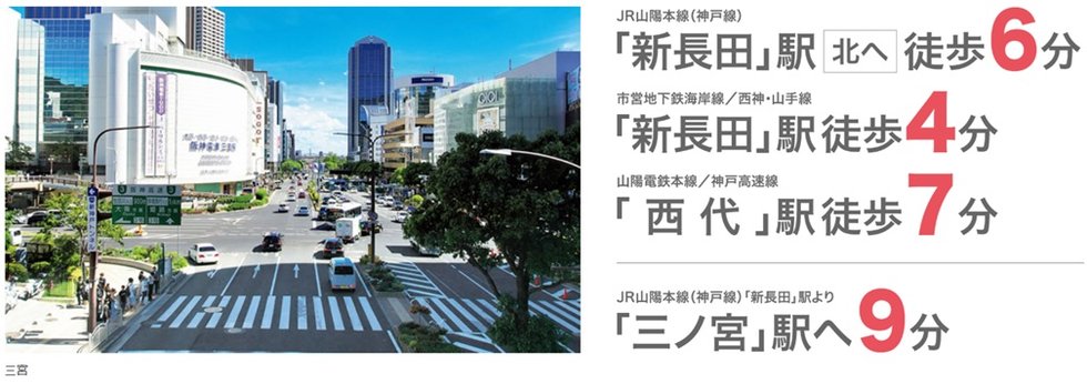都心三宮へ軽快アクセス、オンもオフも快適なフットワーク。
