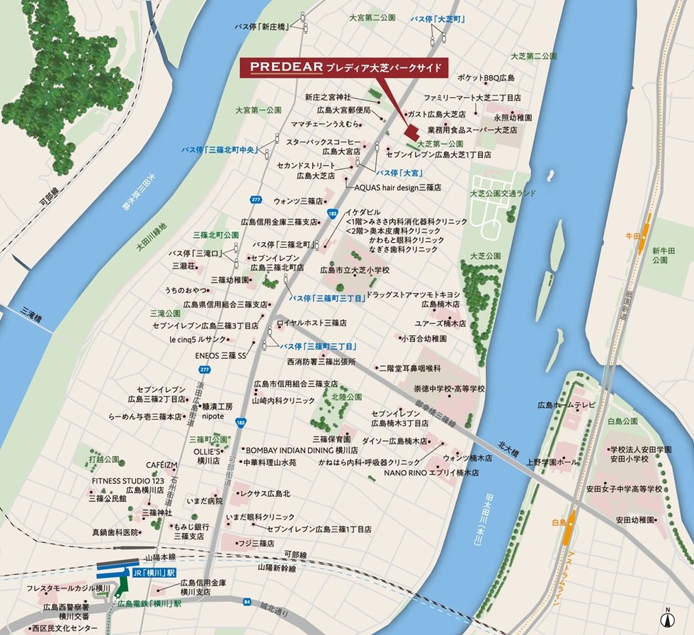 現地案内図