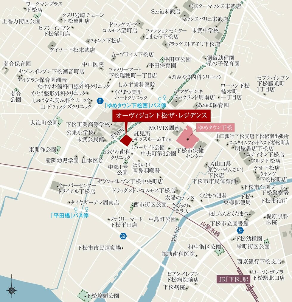 現地案内図