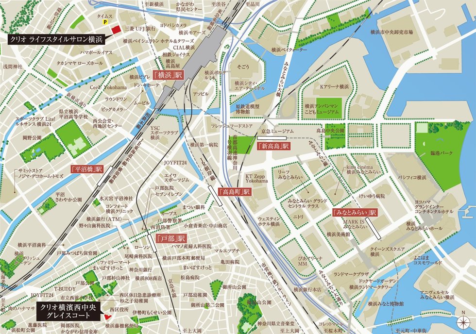 現地案内図