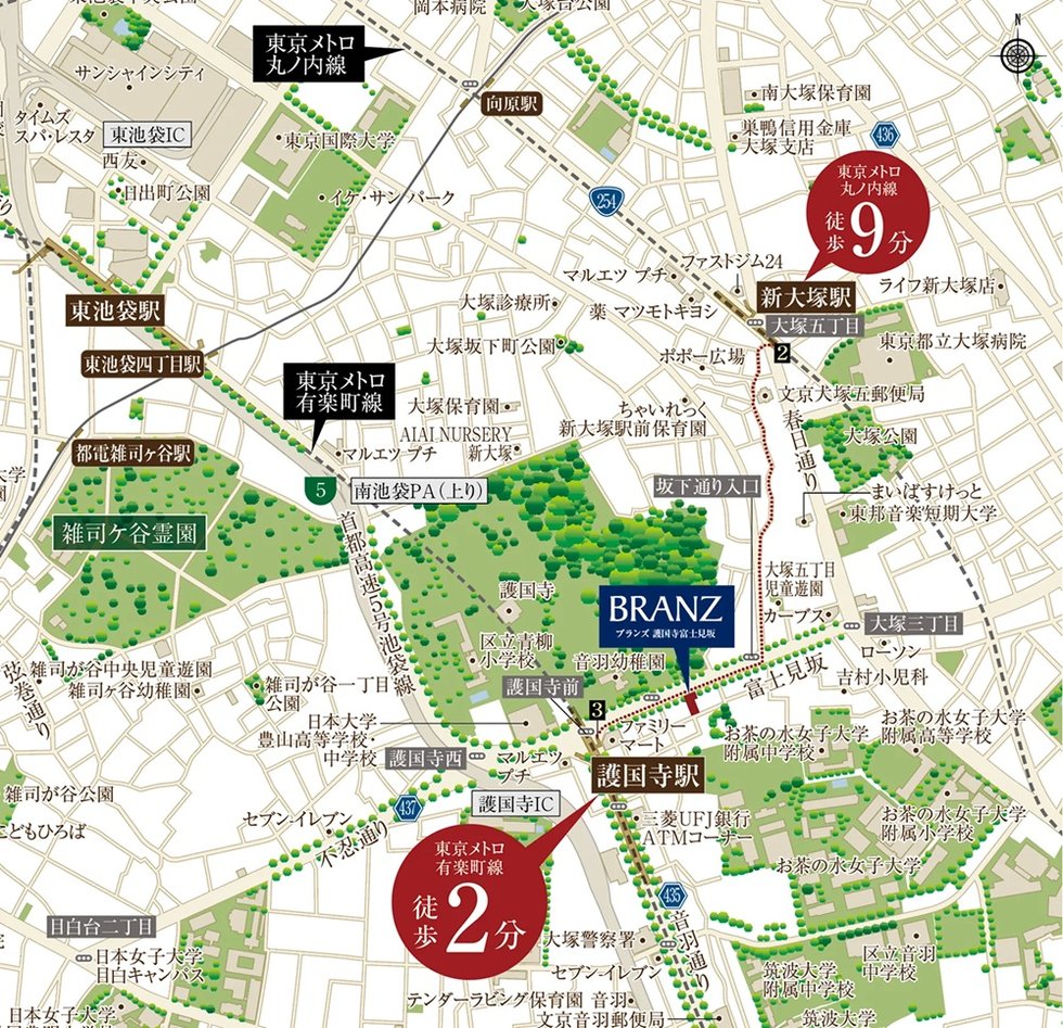 現地案内図