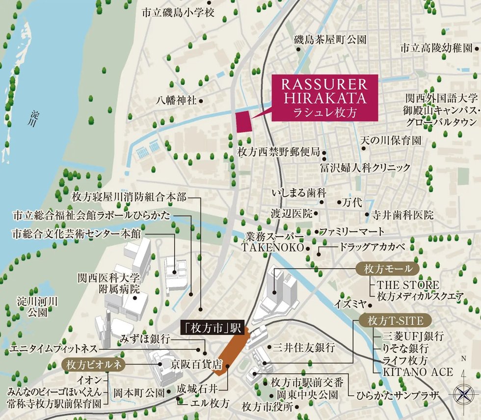 現地案内図