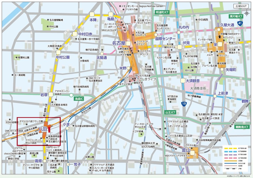 現地案内図