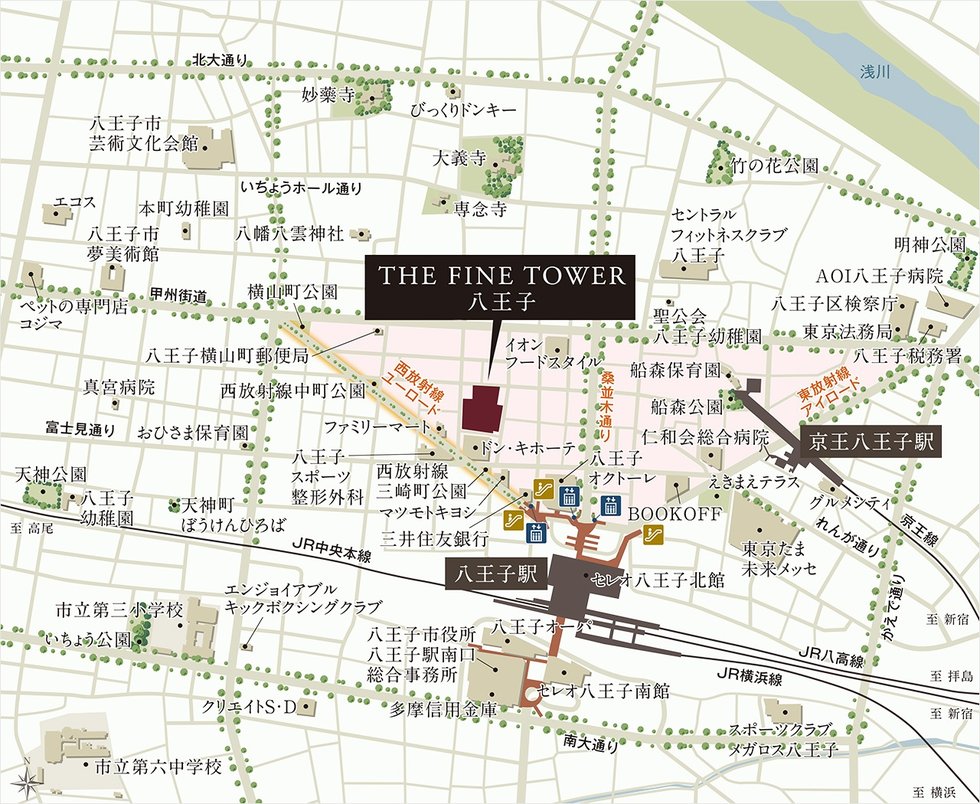 現地案内図