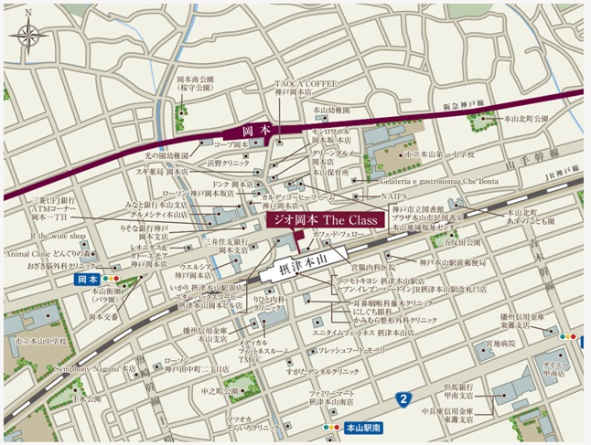 現地案内図（現地周辺）