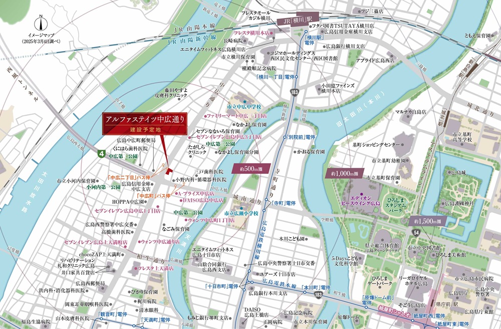 建設予定地案内図