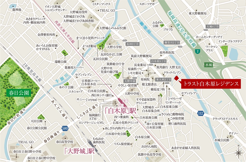 現地案内図