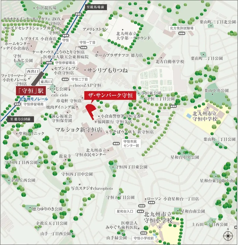 現地案内図