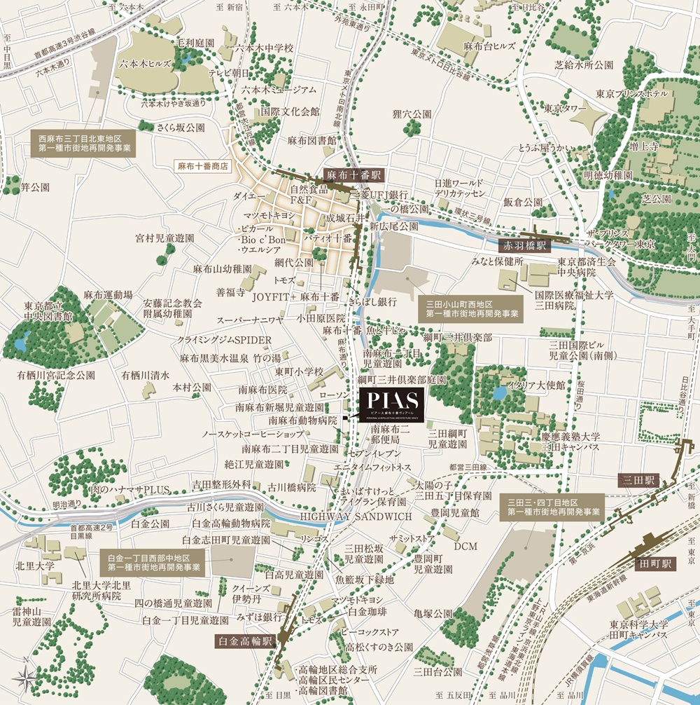 現地案内図