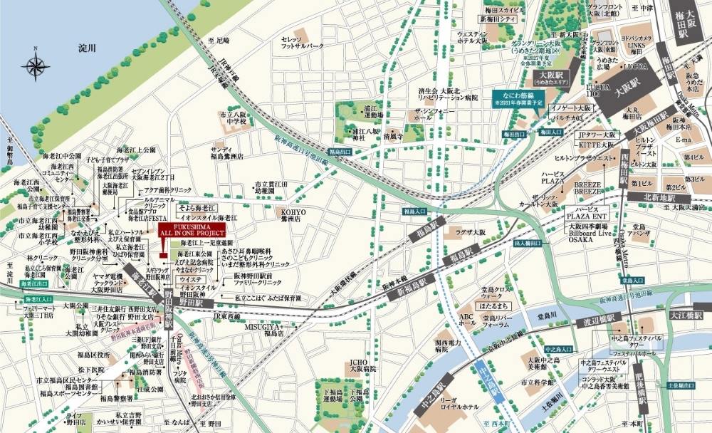 現地案内図