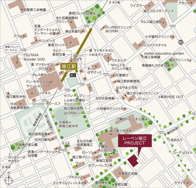 現地案内図