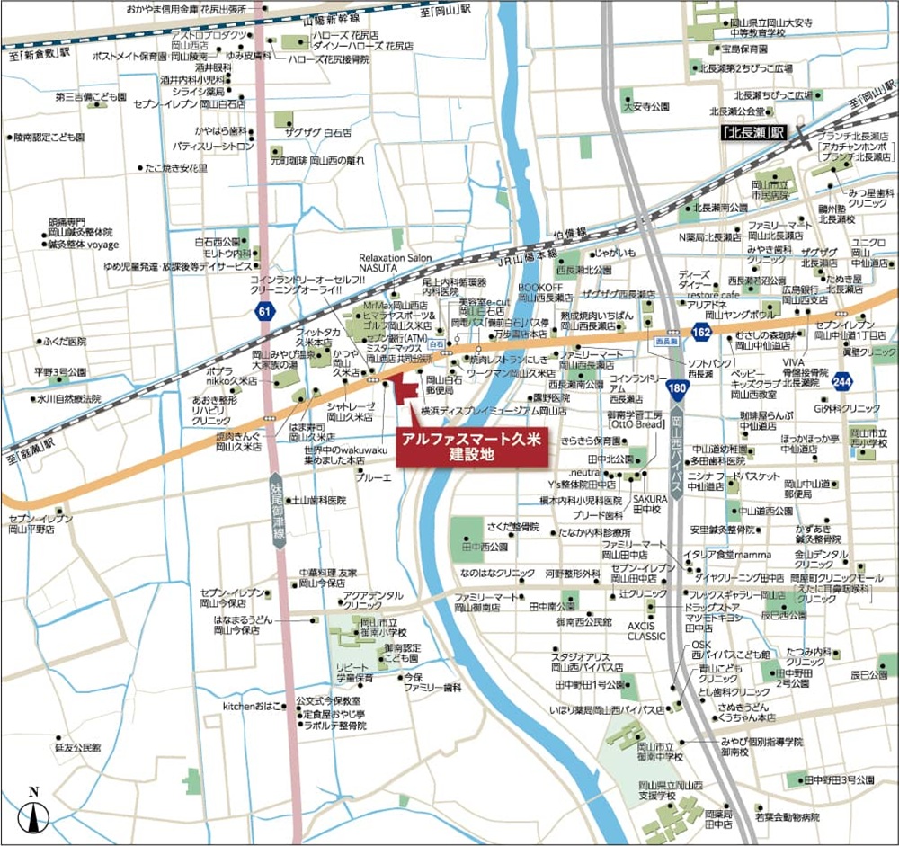 建設予定地案内図