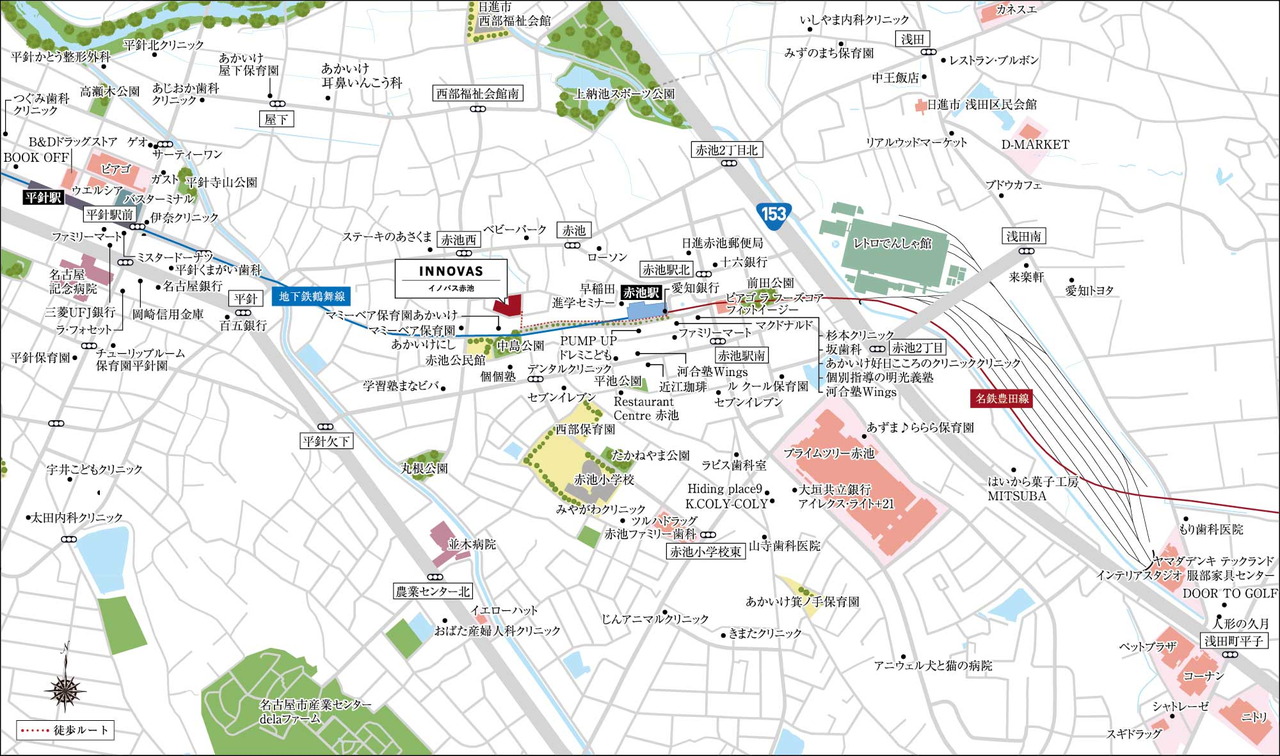現地案内図