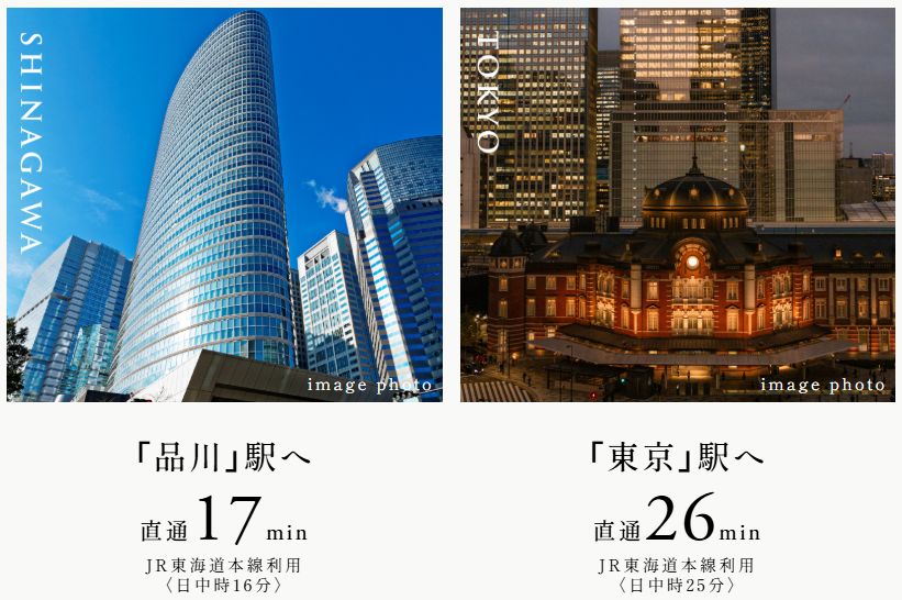 徒歩10〜12分のJR「横浜」駅より