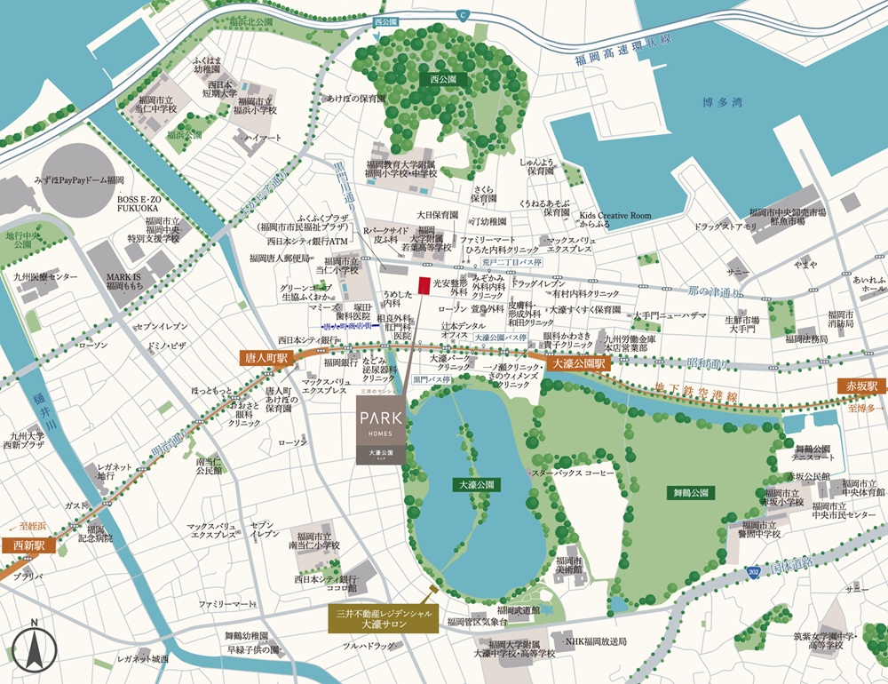 現地案内図