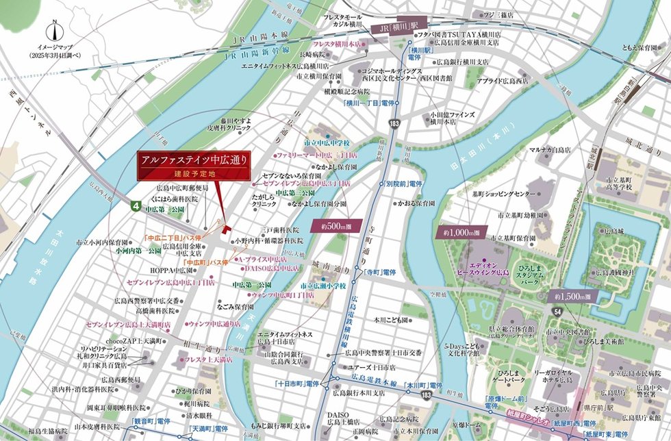 建設予定地案内図