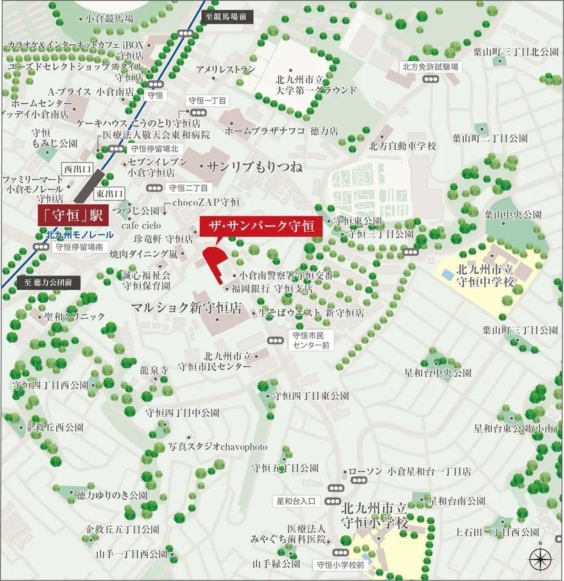 現地案内図