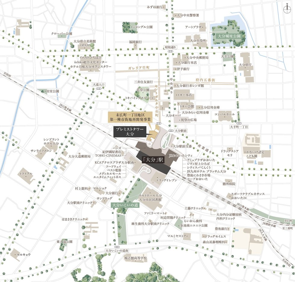 現地案内図