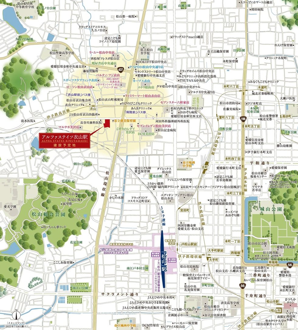 建設予定地案内図