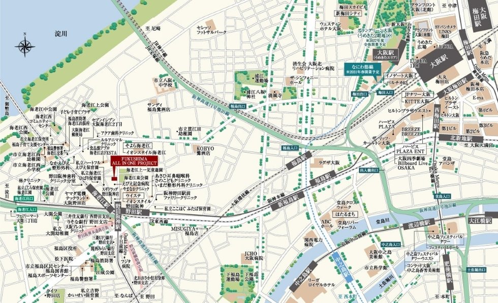 現地案内図