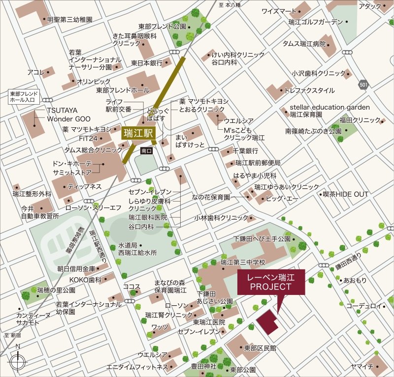 現地案内図