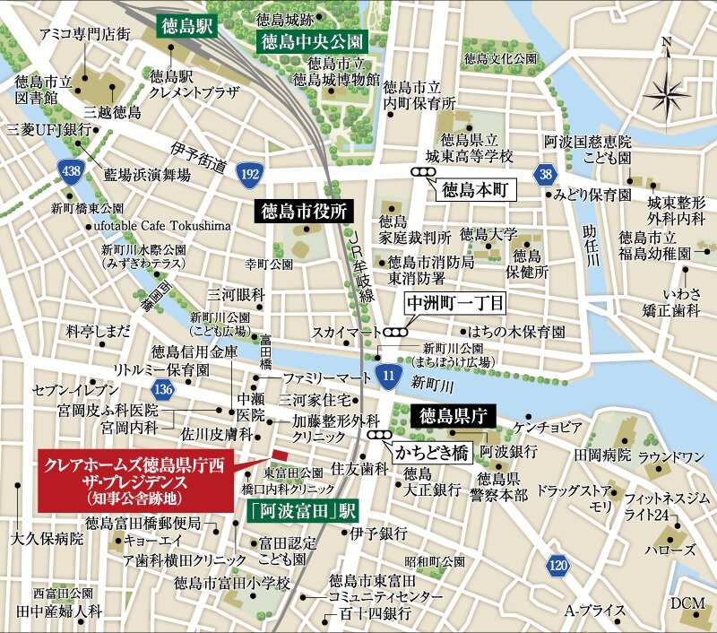 現地案内図