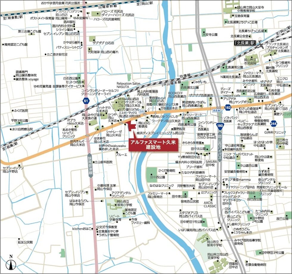 建設予定地案内図