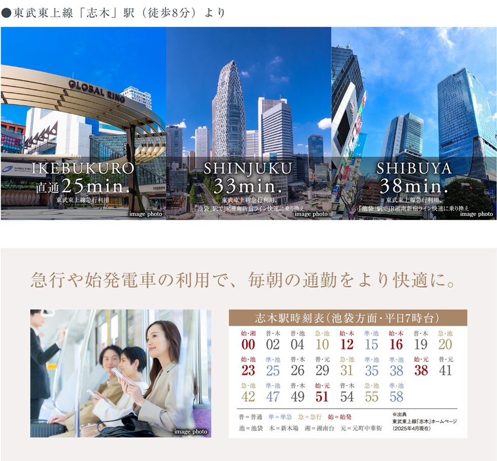 東武東上線「志木」駅(徒歩8分)より