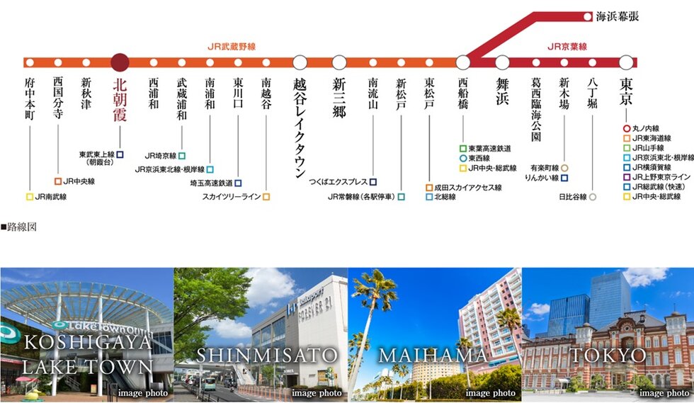 越谷レイクタウンや舞浜へ、休日の楽しみも広がるJR武蔵野線。