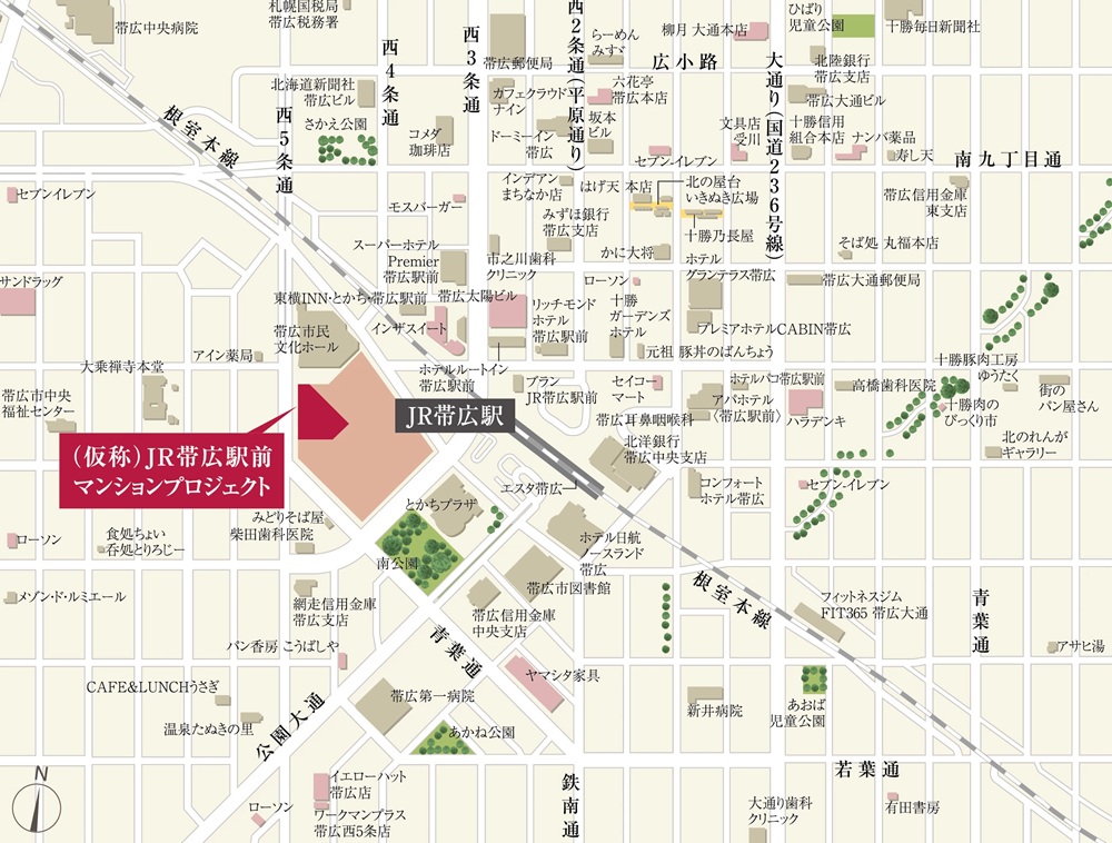 現地案内図