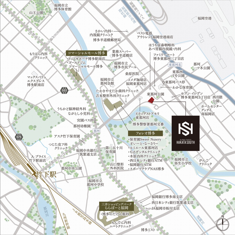 建設予定地案内図