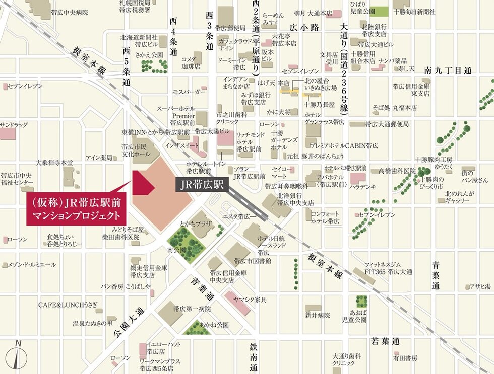 現地案内図