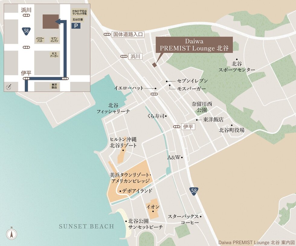 Daiwa PREMIST Lounge MAP
