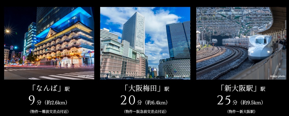 充実した道路網。快適なカーアクセス。