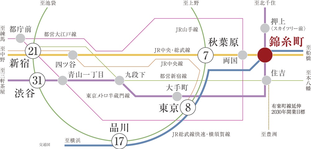 3路線の利便を使いこなす日常へ。