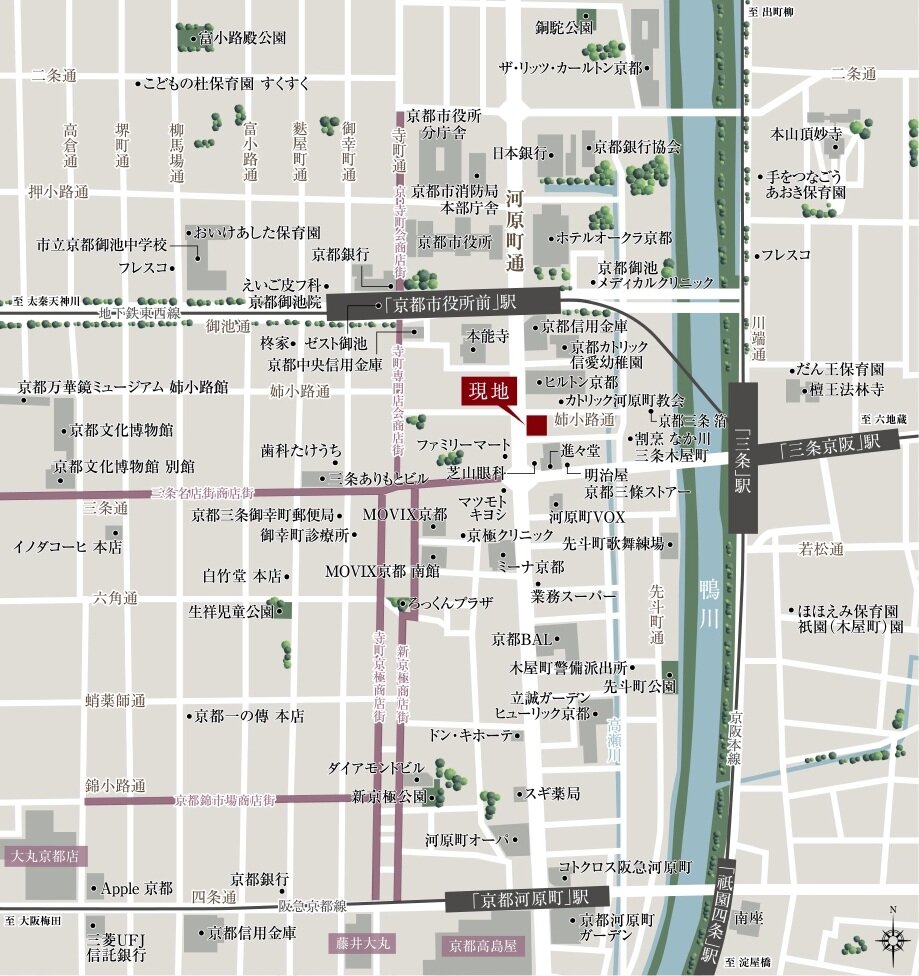 現地案内図