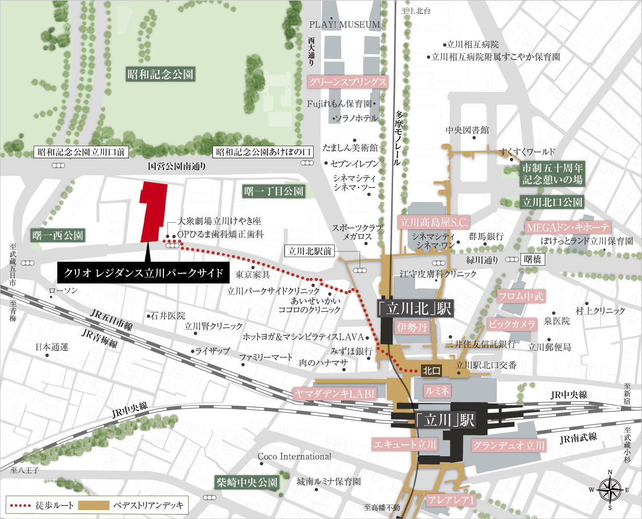 現地案内図