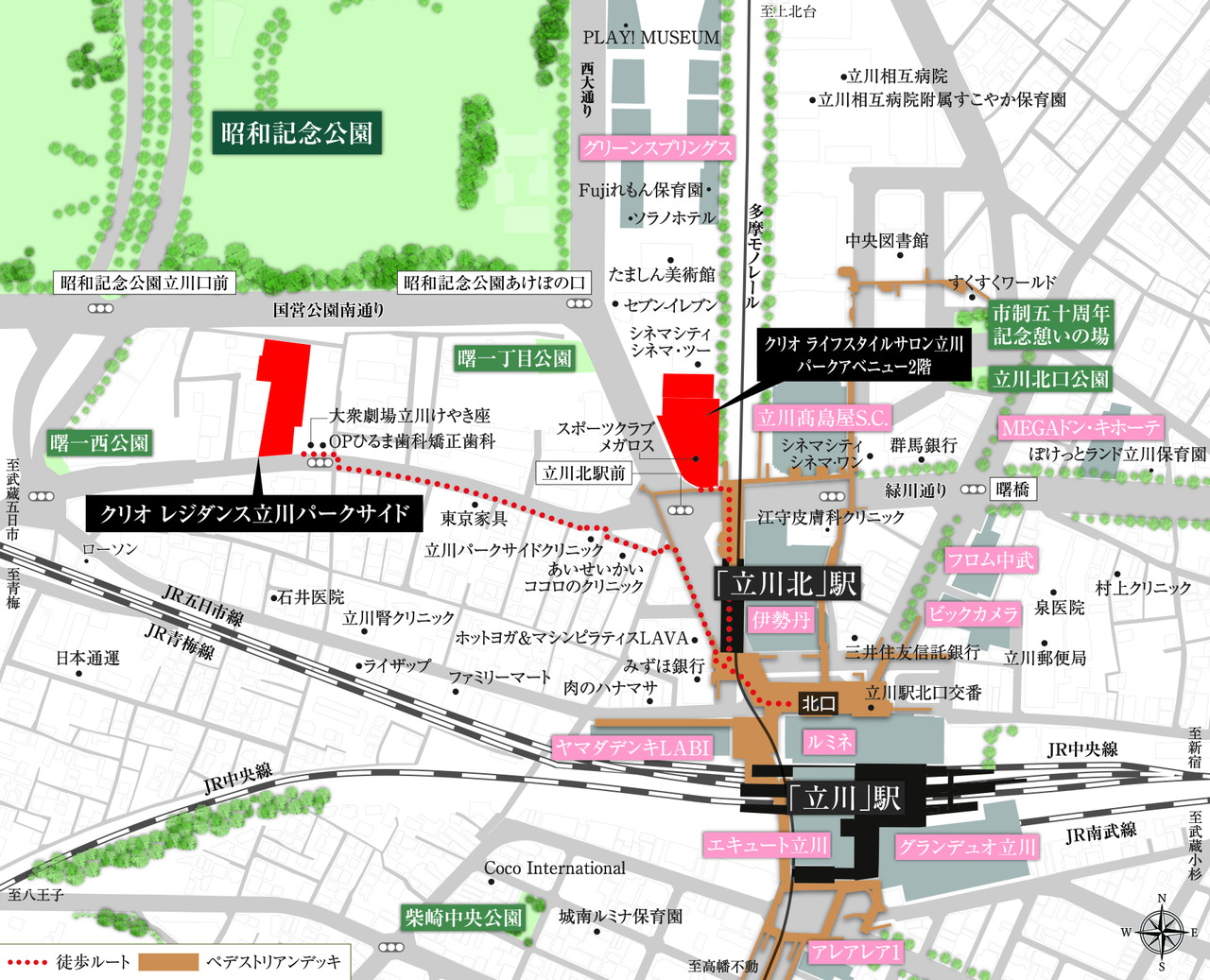 現地案内図