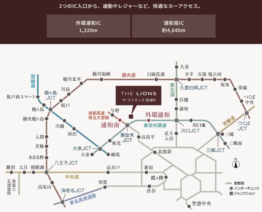 自動車でのアクセス