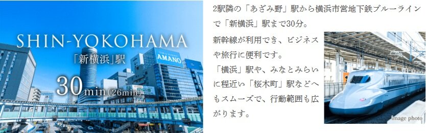 ｢新横浜｣駅から新幹線で京都、大阪方面へ。