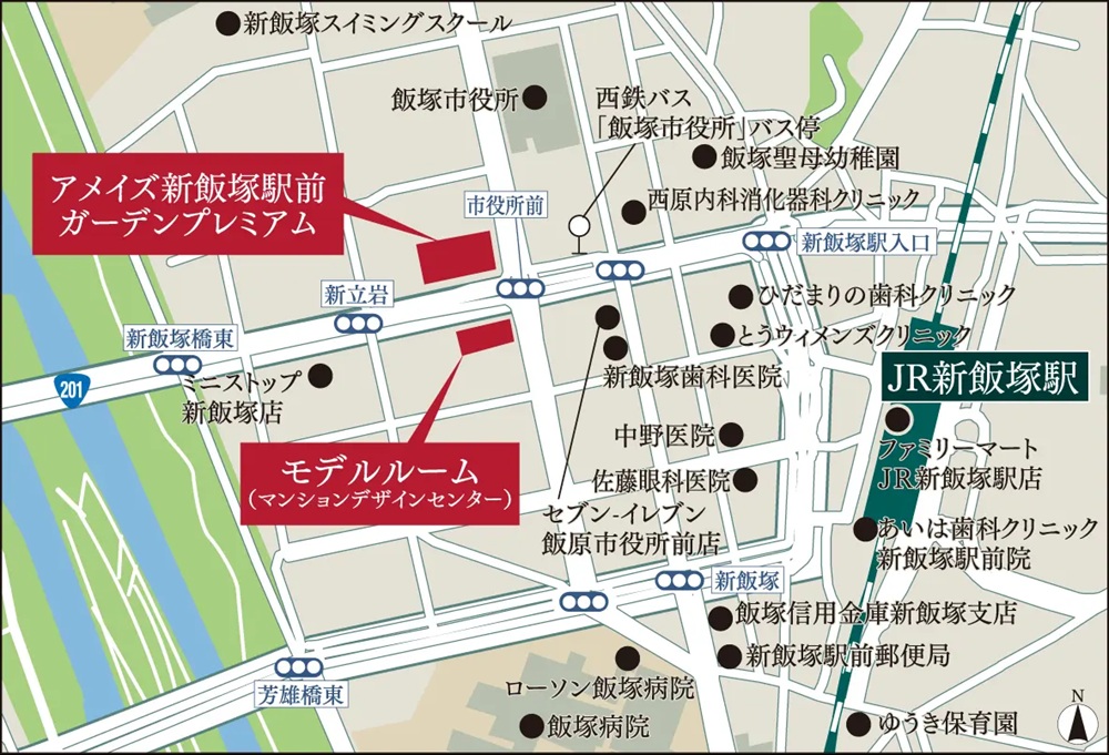 モデルルーム案内図