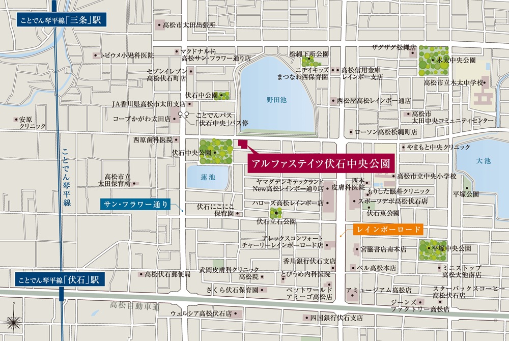 建設予定地案内図